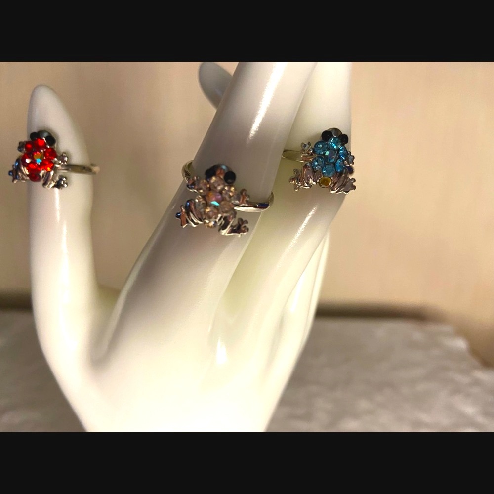 Crystal Frog Rings - Picture 4 of 7